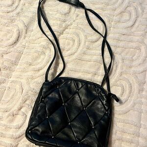 Elegant Black Quilted Shoulder Bag